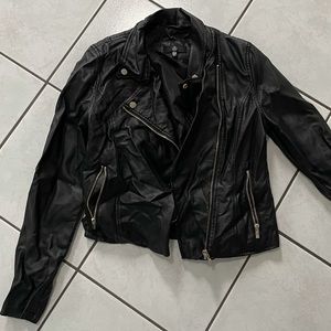 Faux Leather Jacket